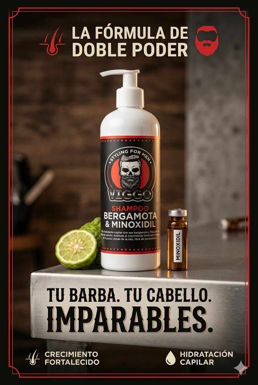 SHAMPOO BERGAMOTA & MINOXIDIL VIGGO