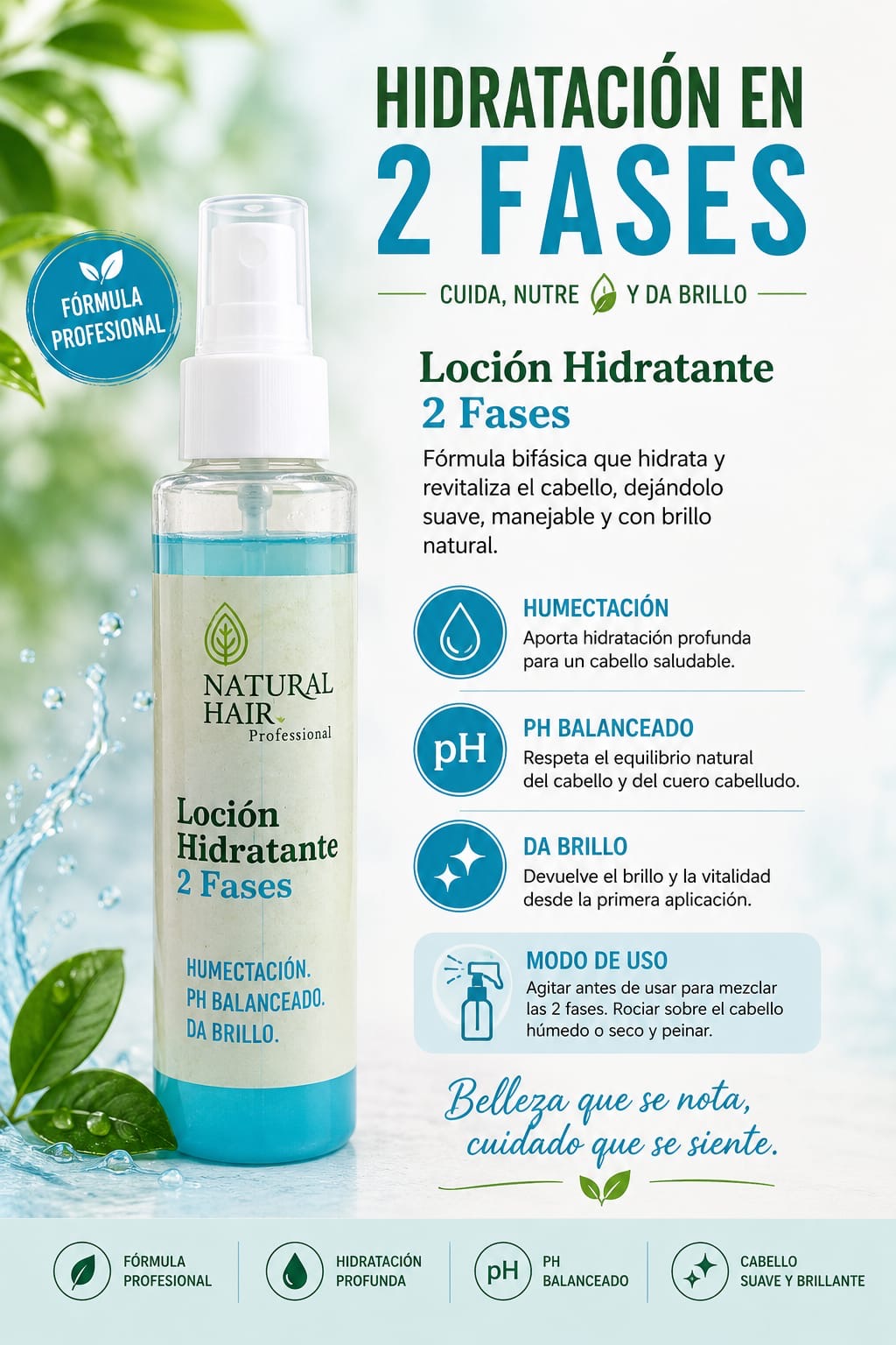 LOCION HIDRATANTE  2 FASES